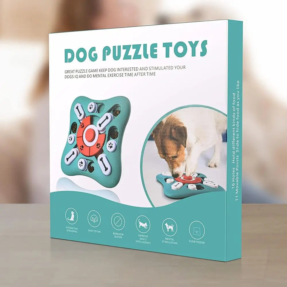 Dog Puzzle Toys, Treat Dispensing Enrichment Toys for IQ Training, Brain Stimulation, Interactive Mentally Stimulating Toys for Dogs.