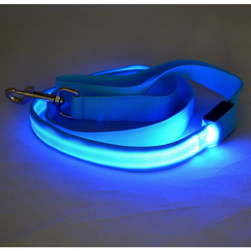 Flashing Leash Leash Rope Harness Collar Electronic Glowing Dog Light Dog LED Dog Pet Luminous Safety Up Accessories For Lead