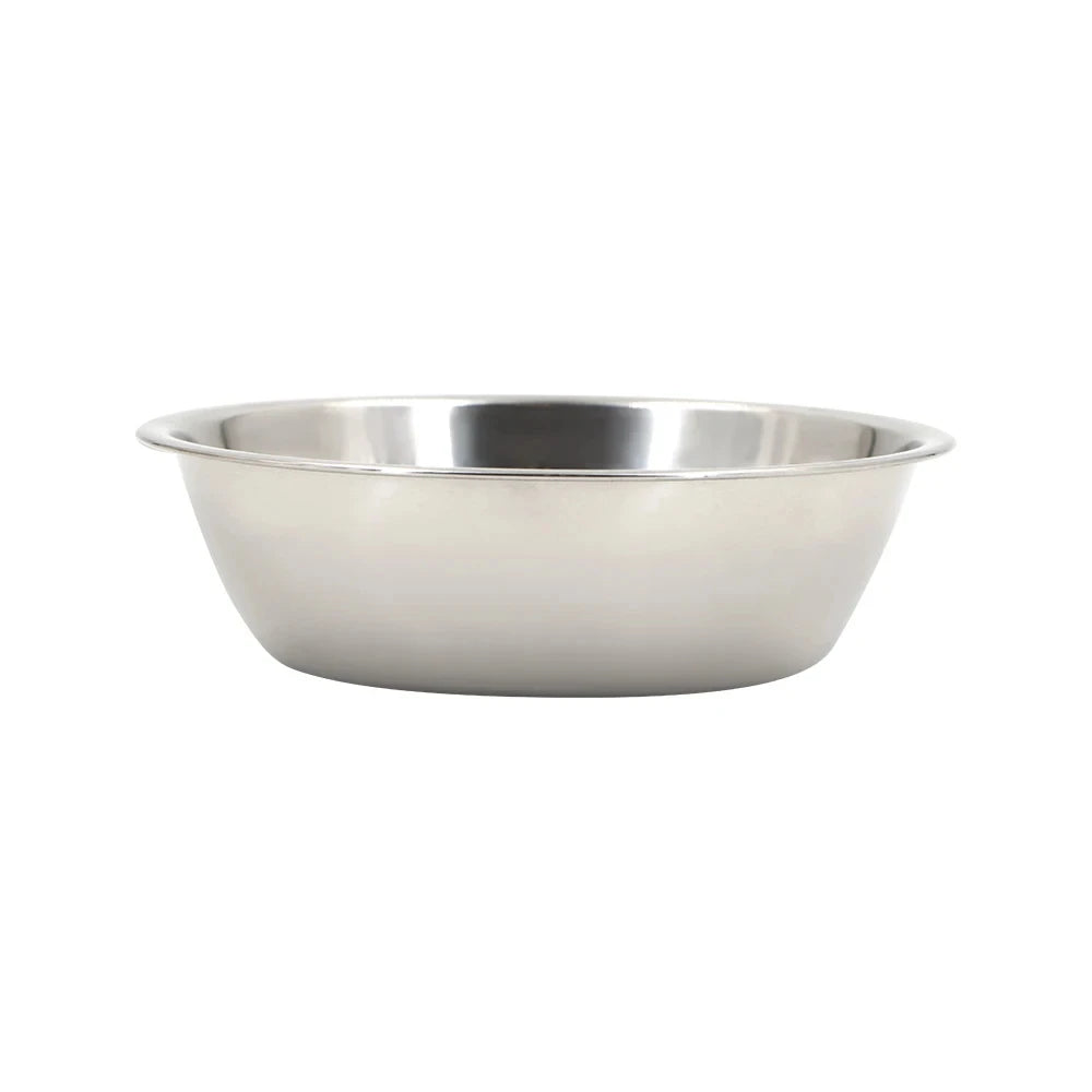 Cat 3 Bowls in 1 Raised Feeder with Silicone Food Mat 15-Degree Tilt Elevated Wood Stand 3 Stainless Steel Bowls Puppy Cat Feeding Watering Supplies
