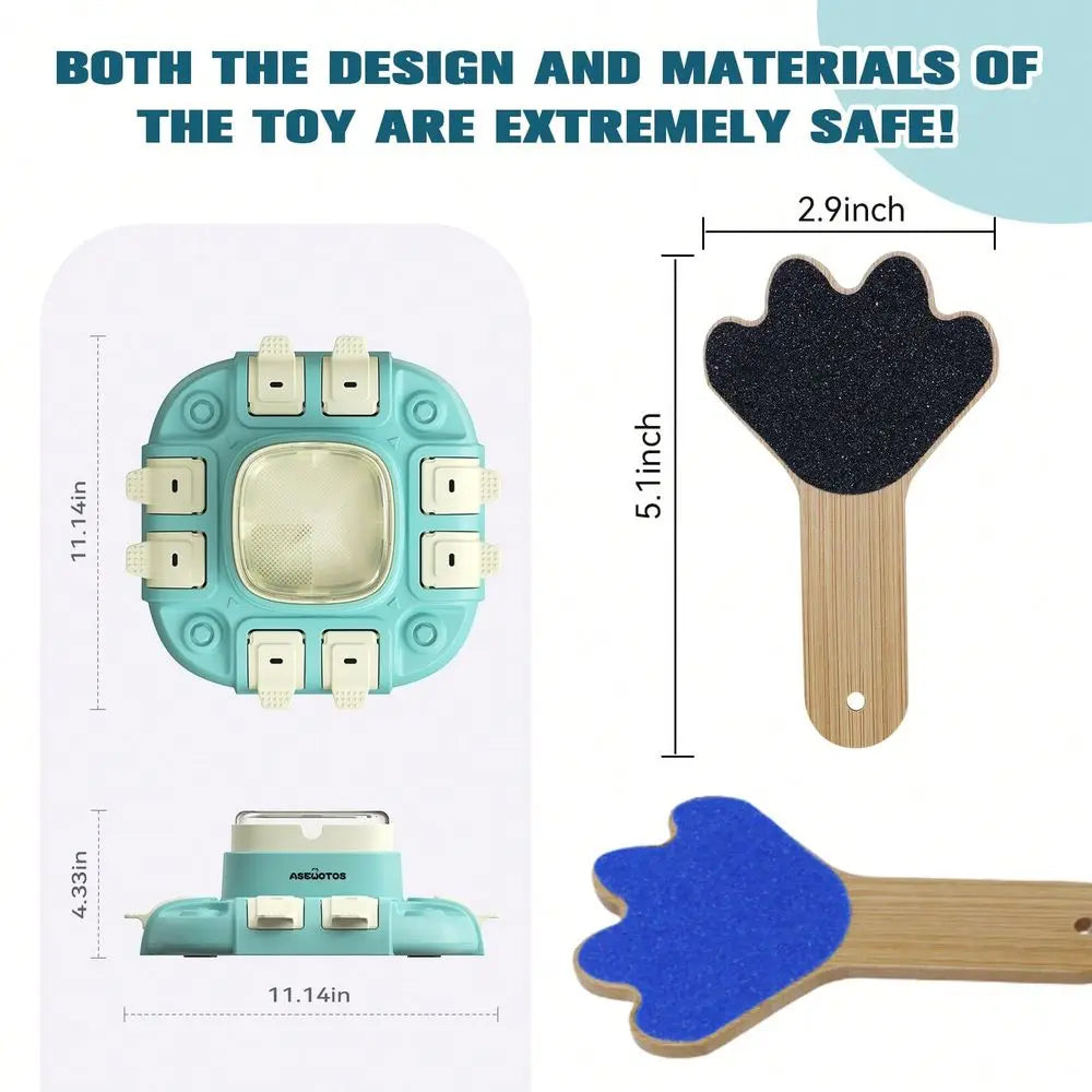 Puzzle Toy, Interactive Puzzle Slow Feeder And Dog Scratch Pad For Nails Set, Dog Nail Scratch Board, Scratching Board For Dogs