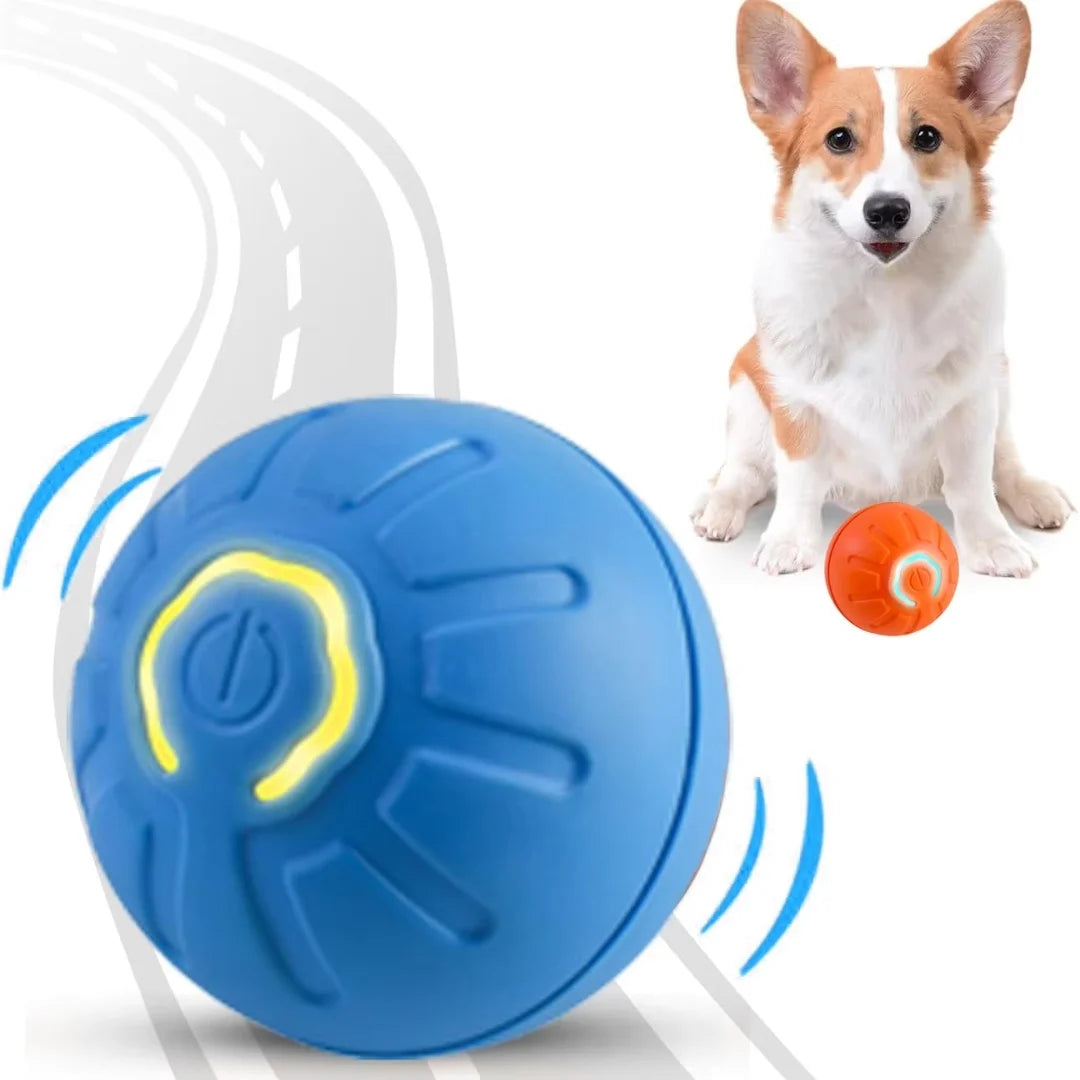 Smart Bouncing Electric Pet Ball, Automatic Random Motion Toy, Durable Chew-Resistant for Cats and Dogs