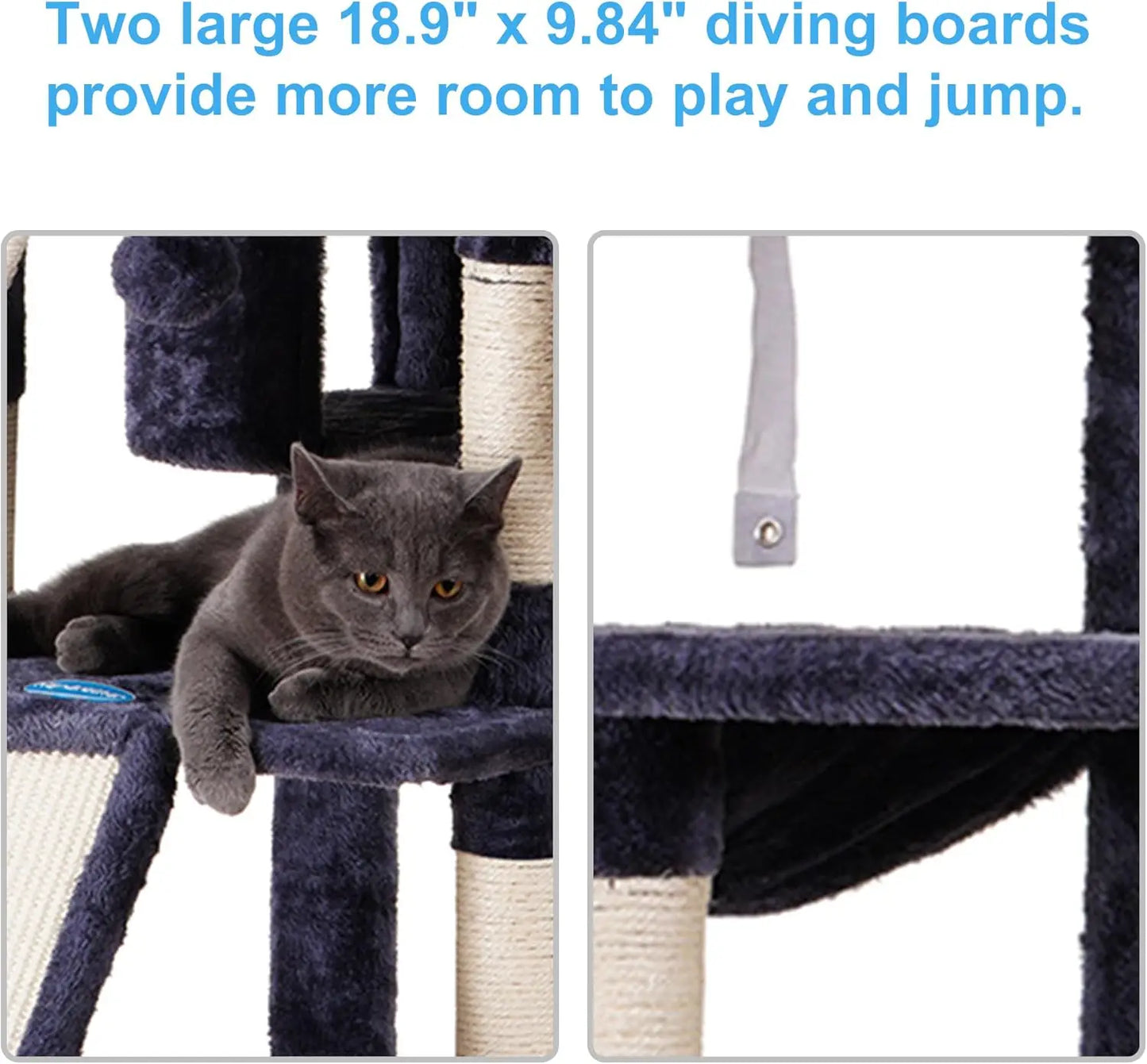 71-Inch XL Cat Tree with Multi-Level Perches, Scratching Posts, and Cozy Basket for Indoor Cats
