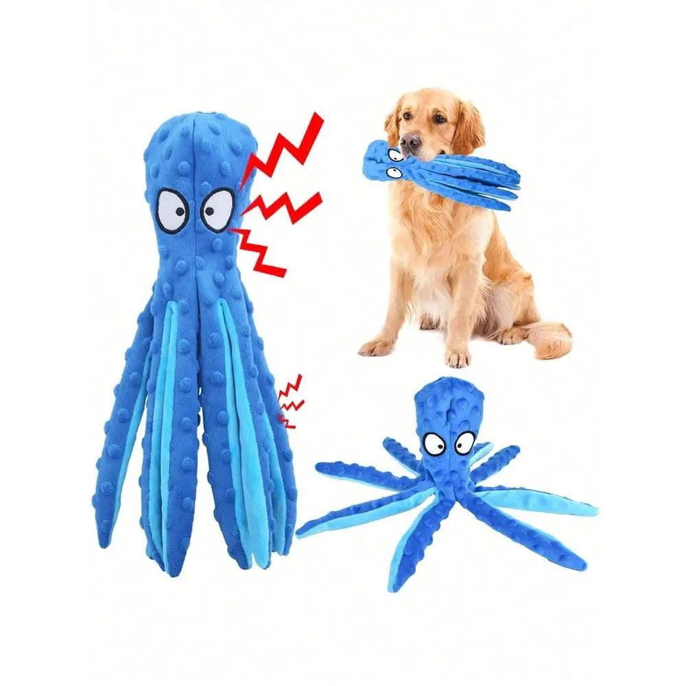 Pet Squeaky Toy, Dog Toy, Octopus Shaped Pet Toy, Interactive Toy