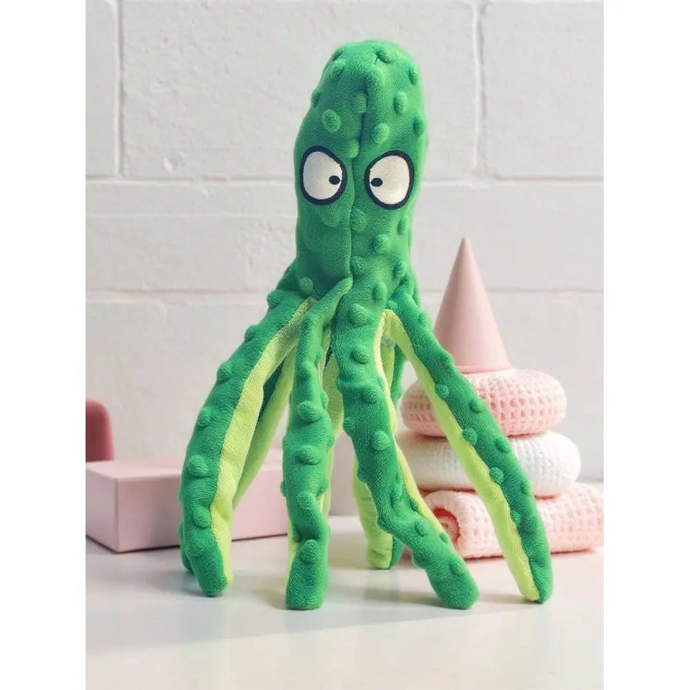 Pet Squeaky Toy, Dog Toy, Octopus Shaped Pet Toy, Interactive Toy