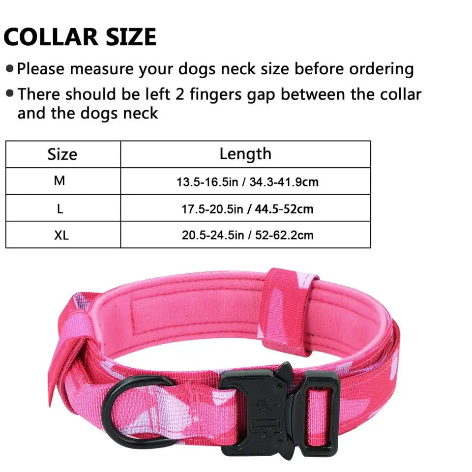 Pink Camo Dog Harness Service Dog Vest for Large Breed Dogs Adjustable Molle Vest Molle Vest with Patchs Hook and Loop Panel