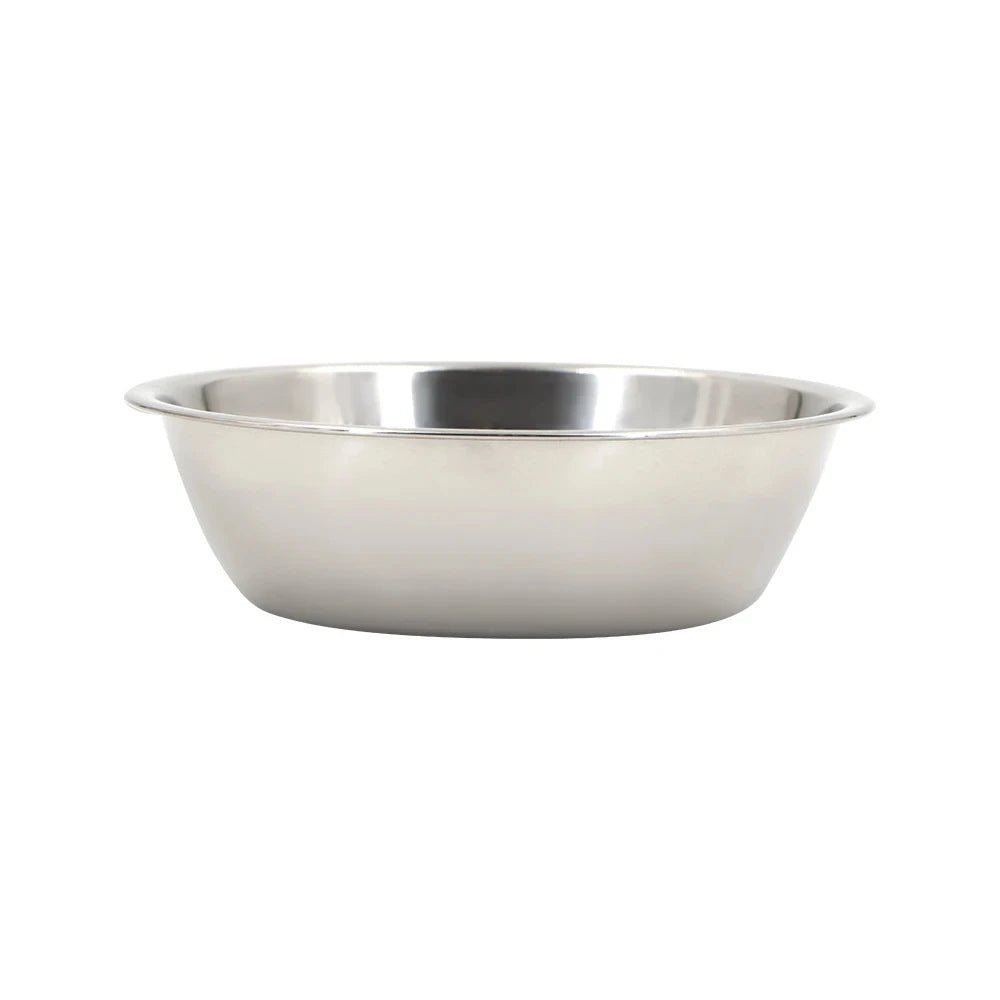 Cat 3 Bowls in 1 Raised Feeder with Silicone Food Mat 15-Degree Tilt Elevated Wood Stand 3 Stainless Steel Bowls Puppy Cat Feeding Watering Supplies - Barking & Purrfectly Happy