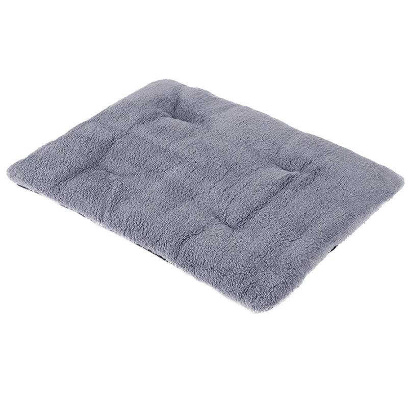 Dog Bed Short Plush Pet Heated Sleeping Mat Cats And Dogs Cute Pet Mat Blanket Thickened Sleeping Mat Small Large Dog Pet Suppli - Barking & Purrfectly Happy