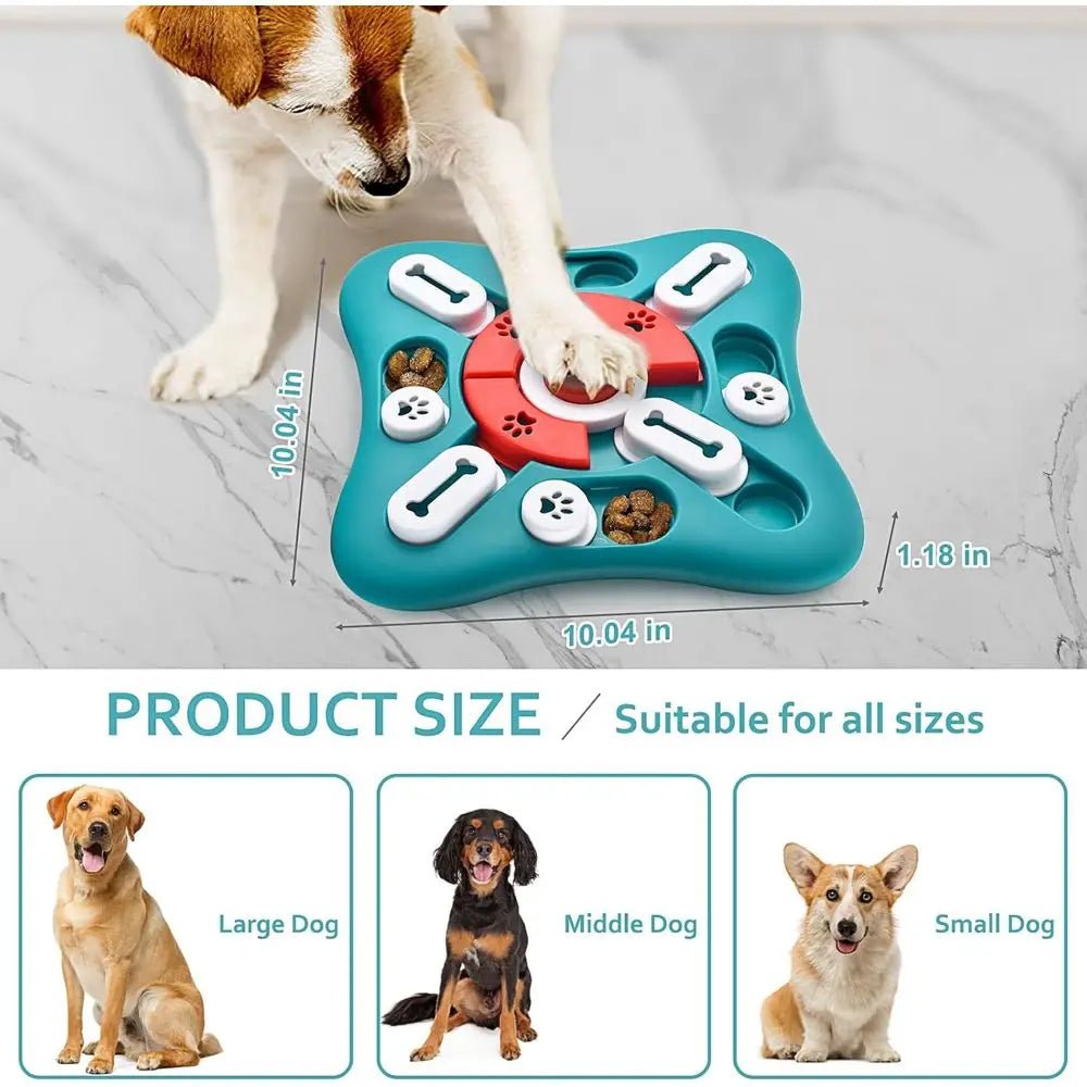 Dog Puzzle Toys, Treat Dispensing Enrichment Toys for IQ Training, Brain Stimulation, Interactive Mentally Stimulating Toys for Dogs. - Barking & Purrfectly Happy