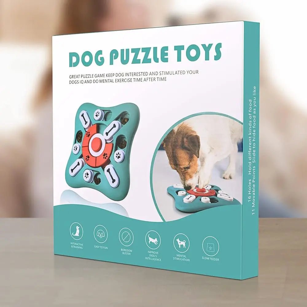 Dog Puzzle Toys, Treat Dispensing Enrichment Toys for IQ Training, Brain Stimulation, Interactive Mentally Stimulating Toys for Dogs. - Barking & Purrfectly Happy
