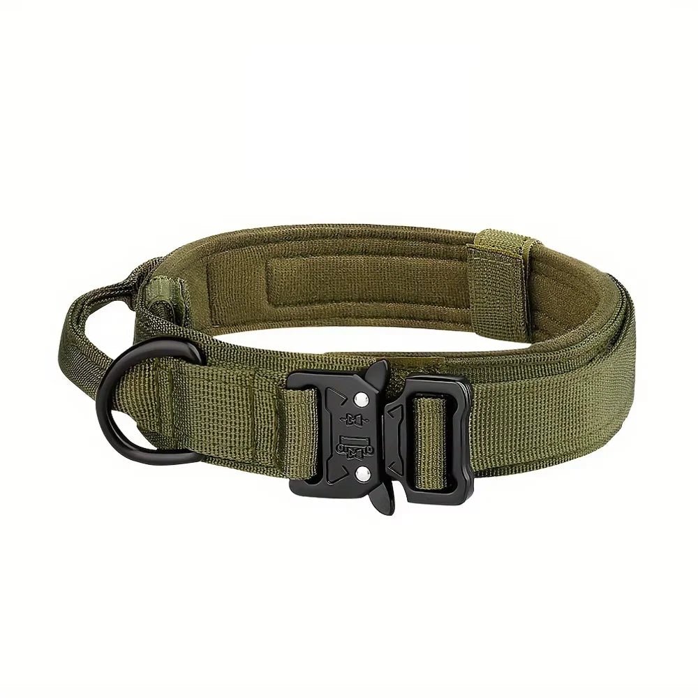 Dog Training Collar Adjustable Tactical Dog Collar And Leash Set Control Handle Pet Lead Collar For Small Big Dogs - Barking & Purrfectly Happy