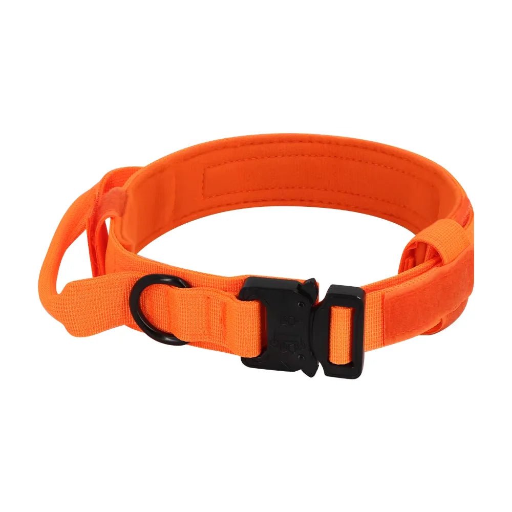 Dog Training Collar Adjustable Tactical Dog Collar And Leash Set Control Handle Pet Lead Collar For Small Big Dogs - Barking & Purrfectly Happy