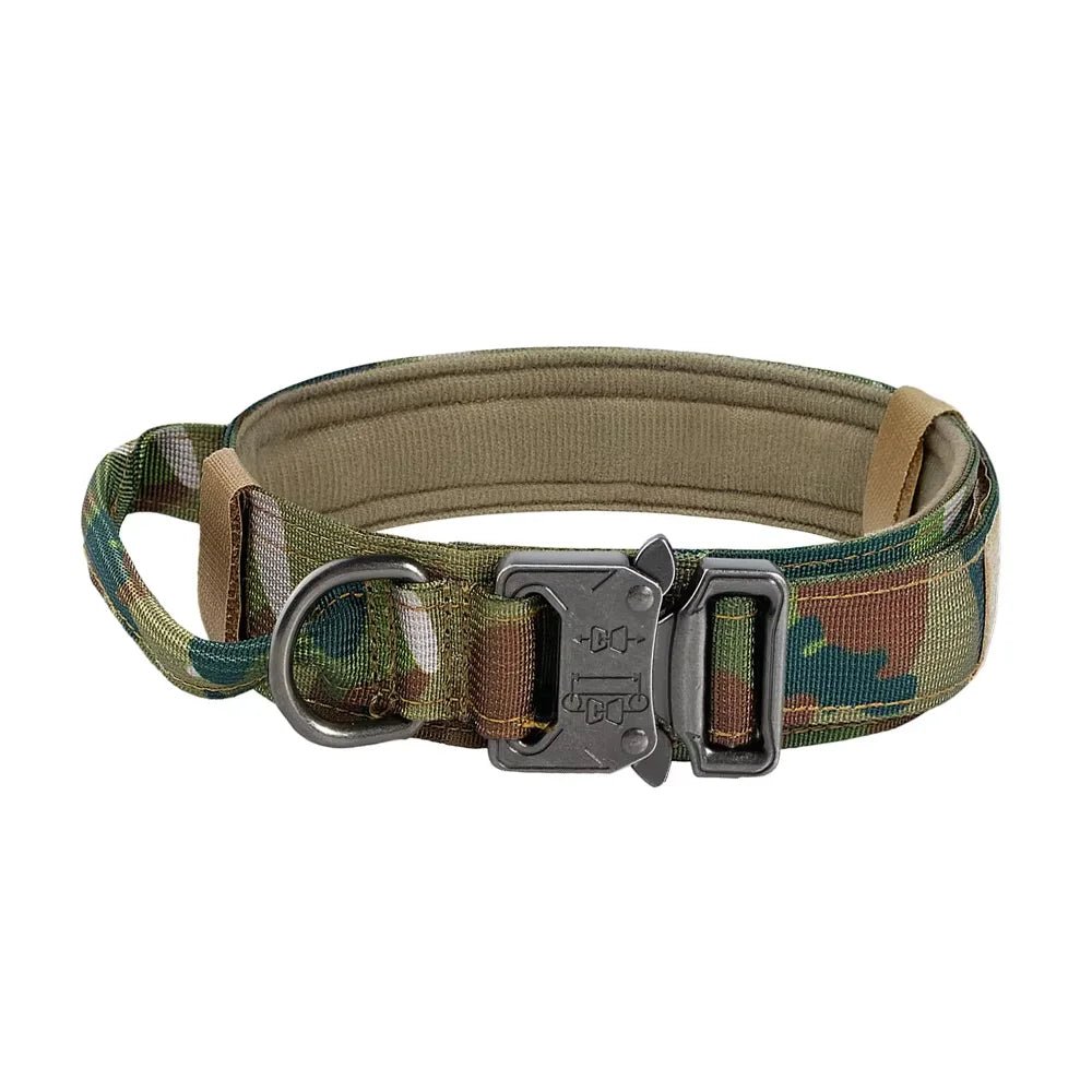 Dog Training Collar Adjustable Tactical Dog Collar And Leash Set Control Handle Pet Lead Collar For Small Big Dogs - Barking & Purrfectly Happy