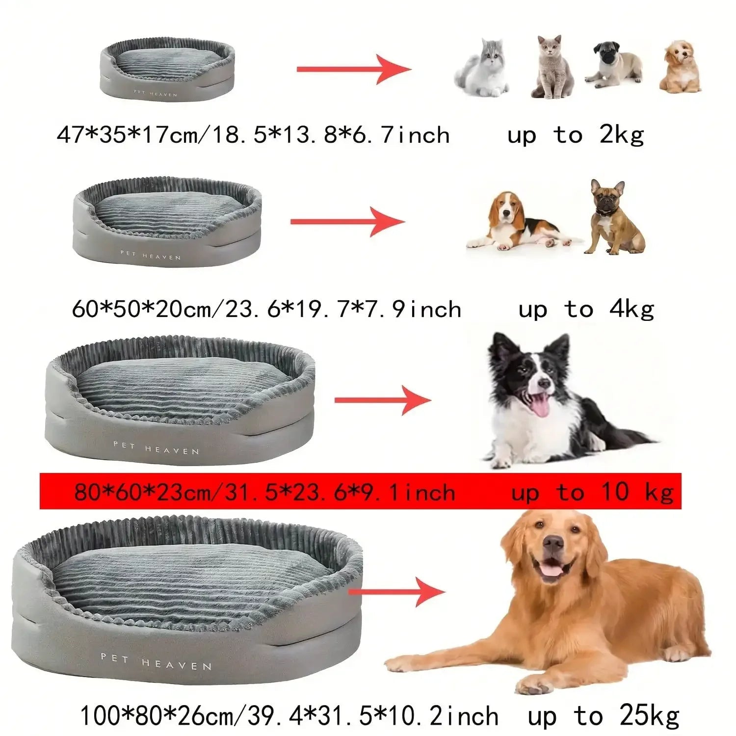 Machine-Washable Soft & Cozy Pet Bed – All-Season Dog & Cat House With Warm Mat | Plush Comfort, Winter Essential & Perfect Christmas Gift For Small/Medium/Large Pets, Indoor Outdoor Use - Barking & Purrfectly Happy